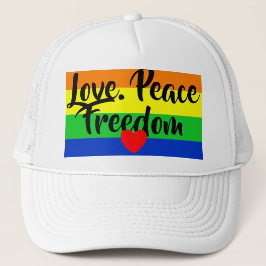 #LGBT #love #pride #gay #lesbian #freedom #parade キャップ (正面)