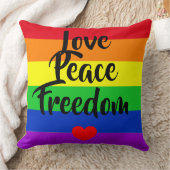 #LGBT #love #pride #gay #lesbian #freedom #parade クッション (ブランケット)