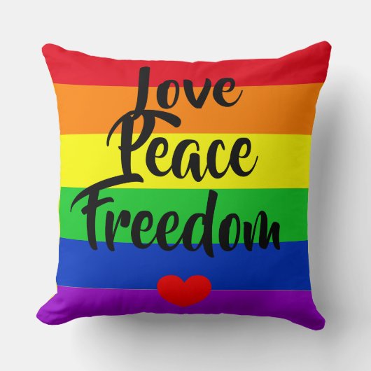#LGBT #love #pride #gay #lesbian #freedom #parade クッション (正面)