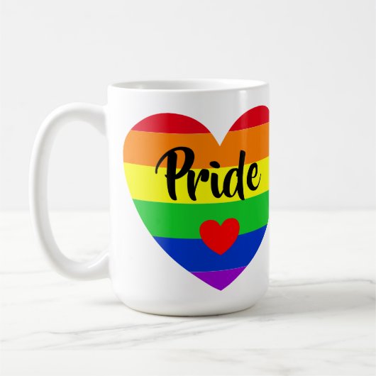 #LGBT #love #pride #gay #lesbian #freedom #parade コーヒーマグカップ (左)