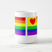 #LGBT #love #pride #gay #lesbian #freedom #parade コーヒーマグカップ (中央)