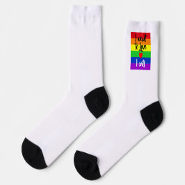 #LGBT #love #pride #gay #lesbian #freedom #parade ソックス