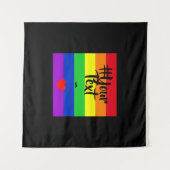 #LGBT #love #pride #gay #lesbian #freedom #parade タペストリー (正面(横))