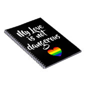 #LGBT #love #pride #gay #lesbian #freedom #parade ノートブック (右側)