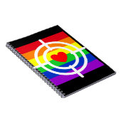 #LGBT #love #pride #gay #lesbian #freedom #parade ノートブック (右側)