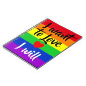 #LGBT #love #pride #gay #lesbian #freedom #parade ノートブック (左側)