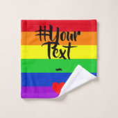 #LGBT #love #pride #gay #lesbian #freedom #parade バスタオルセット (ウォッシュタオル)