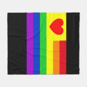 #LGBT #love #pride #gay #lesbian #freedom #parade フリースブランケット (正面(横))