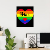 #LGBT #love #pride #gay #lesbian #freedom #parade ポスター (ホームオフィス)