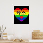 #LGBT #love #pride #gay #lesbian #freedom #parade ポスター (キッチン)