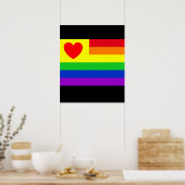 #LGBT #love #pride #gay #lesbian #freedom #parade ポスター (キッチン)