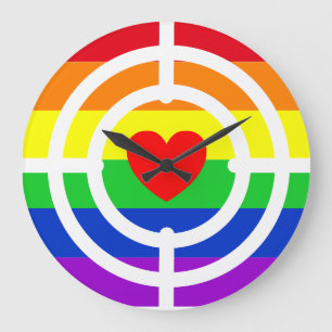 #LGBT #love #pride #gay #lesbian #freedom #parade ラージ壁時計