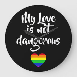 #LGBT #love #pride #gay #lesbian #freedom #parade ラージ壁時計