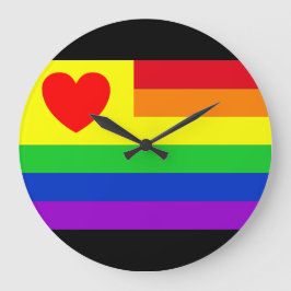 #LGBT #love #pride #gay #lesbian #freedom #parade ラージ壁時計