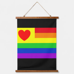 #LGBT #love #pride #gay #lesbian #freedom #parade 吊り下げ型タペストリー