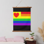 #LGBT #love #pride #gay #lesbian #freedom #parade 吊り下げ型タペストリー (寝室)