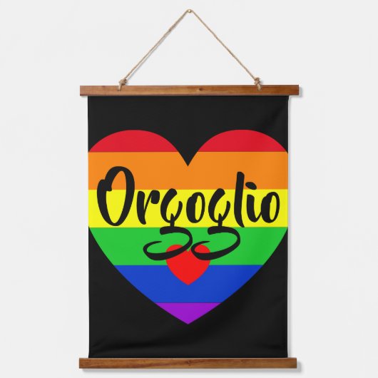 #LGBT #love #pride #gay #lesbian #freedom #parade 吊り下げ型タペストリー (正面)