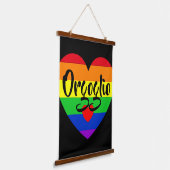 #LGBT #love #pride #gay #lesbian #freedom #parade 吊り下げ型タペストリー (傾斜あり)