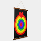 #LGBT #love #pride #gay #lesbian #freedom #parade 吊り下げ型タペストリー (傾斜あり)