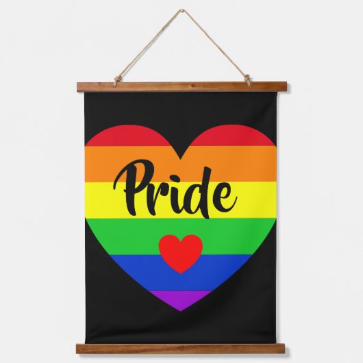#LGBT #love #pride #gay #lesbian #freedom #parade 吊り下げ型タペストリー (正面)