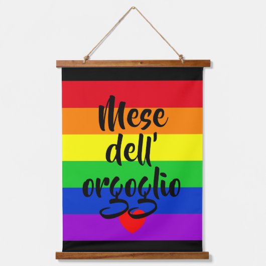 #LGBT #love #pride #gay #lesbian #freedom #parade 吊り下げ型タペストリー (正面)