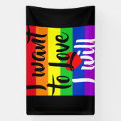 #LGBT #love #pride #gay #lesbian #freedom #parade 横断幕 (縦)