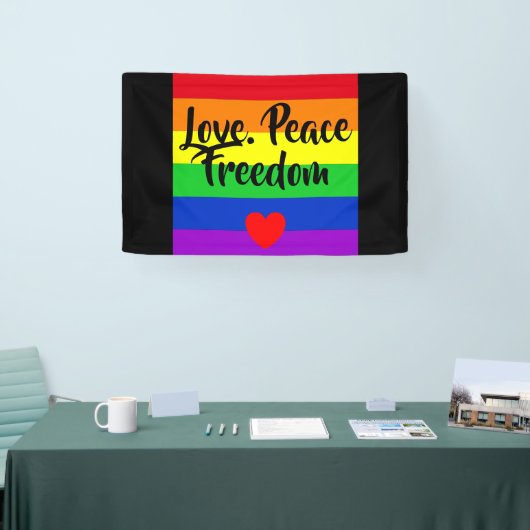 #LGBT #love #pride #gay #lesbian #freedom #parade 横断幕 (トレードショー)