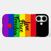 #LGBT #love #pride #gay #lesbian #freedom #parade Case-Mate iPhoneケース (裏面 (横))