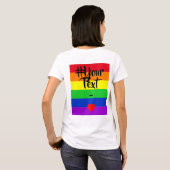 #LGBT #love #pride #gay #lesbian #freedom #parade Tシャツ (裏面フル)