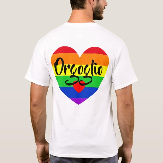 #LGBT #love #pride #gay #lesbian #freedom #parade Tシャツ (裏面)