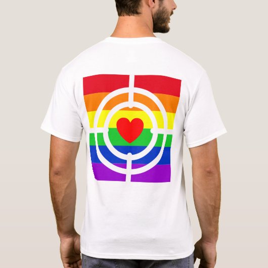 #LGBT #love #pride #gay #lesbian #freedom #parade Tシャツ (裏面)