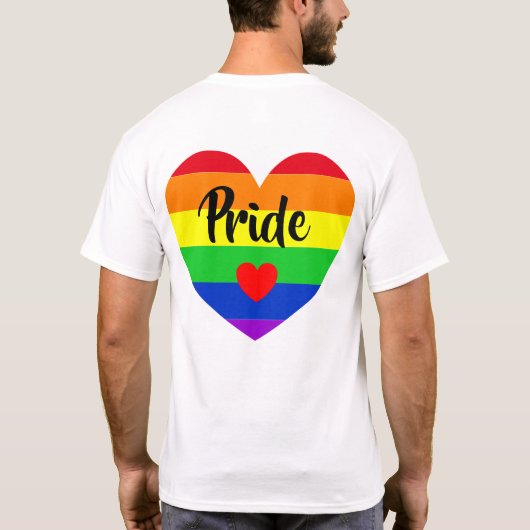 #LGBT #love #pride #gay #lesbian #freedom #parade Tシャツ (裏面)