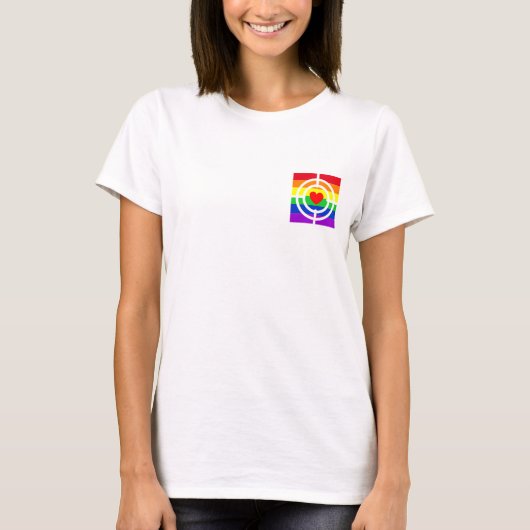 #LGBT #love #pride #gay #lesbian #freedom #parade Tシャツ (正面)