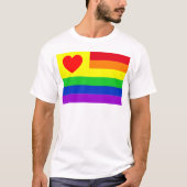 #LGBT #love #pride #gay #lesbian #freedom #parade Tシャツ (正面)