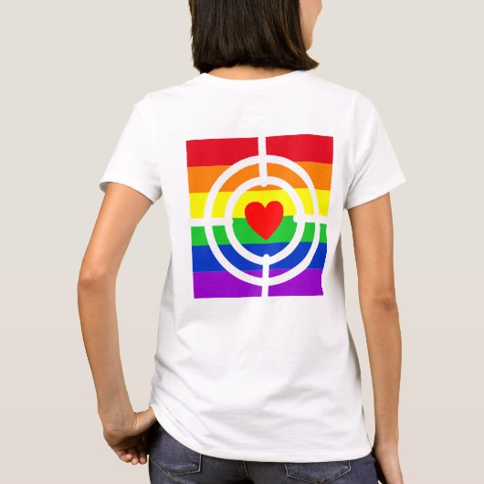 #LGBT #love #pride #gay #lesbian #freedom #parade Tシャツ (裏面)