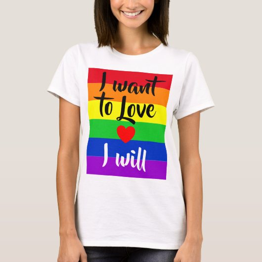 #LGBT #love #pride #gay #lesbian #freedom #parade Tシャツ (正面)