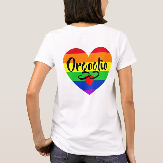 #LGBT #love #pride #gay #lesbian #freedom #parade Tシャツ (裏面)