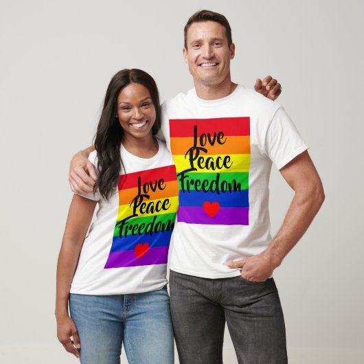 #LGBT #love #pride #gay #lesbian #freedom #parade Tシャツ (ユニセックス)