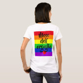 #LGBT #love #pride #gay #lesbian #freedom #parade Tシャツ (裏面フル)