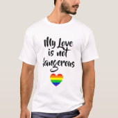 #LGBT #love #pride #gay #lesbian #freedom #parade Tシャツ (正面)