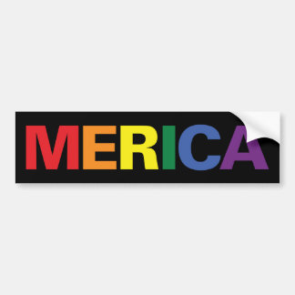 LGBT Merica バンパーステッカー