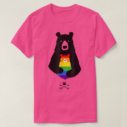 Lgbt Mom Mama Bear LgbtMother 3615 Tシャツ (デザイン正面)