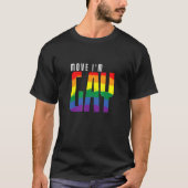 Lgbt Move I'mゲイ Tシャツ (正面)