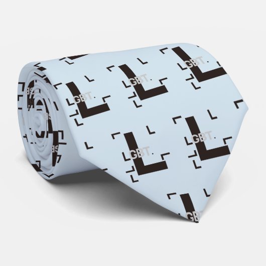 『LGBT.』Number6（L：Black） ネクタイ (ロール)