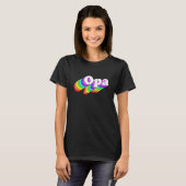 Lgbt OpaがLgbtqの平等な権利を支援する人間プライド Tシャツ (正面フル)