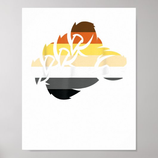 LGBT Papa Mensゲイプライド月 – ポーゲイベア ポスター (正面)