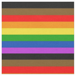 LGBT People Of Color Inclusiveプライドレインボーフラグ ファブリック
