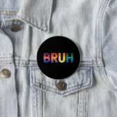 LGBT Pride ブルーメン 面白い一言 ブラザー 挨拶 ゲイ 缶バッジ (インサイチュ)