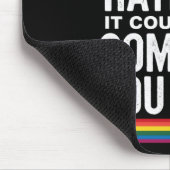 LGBT Pride 嫌いな人を選べ Funny Quote  マウスパッド (コーナー)