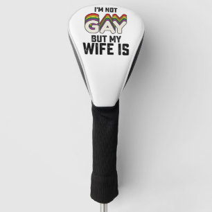 LGBT Pride 私はゲイじゃないけど妻がゲイ ゴルフヘッドカバー